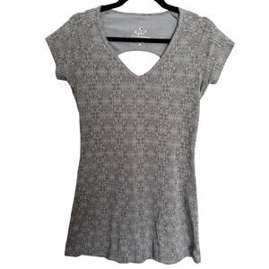 Kuhl, Size XS, Gray Damask Pullover Dress, Keyhole Back, Outdoor, Casual, GUC